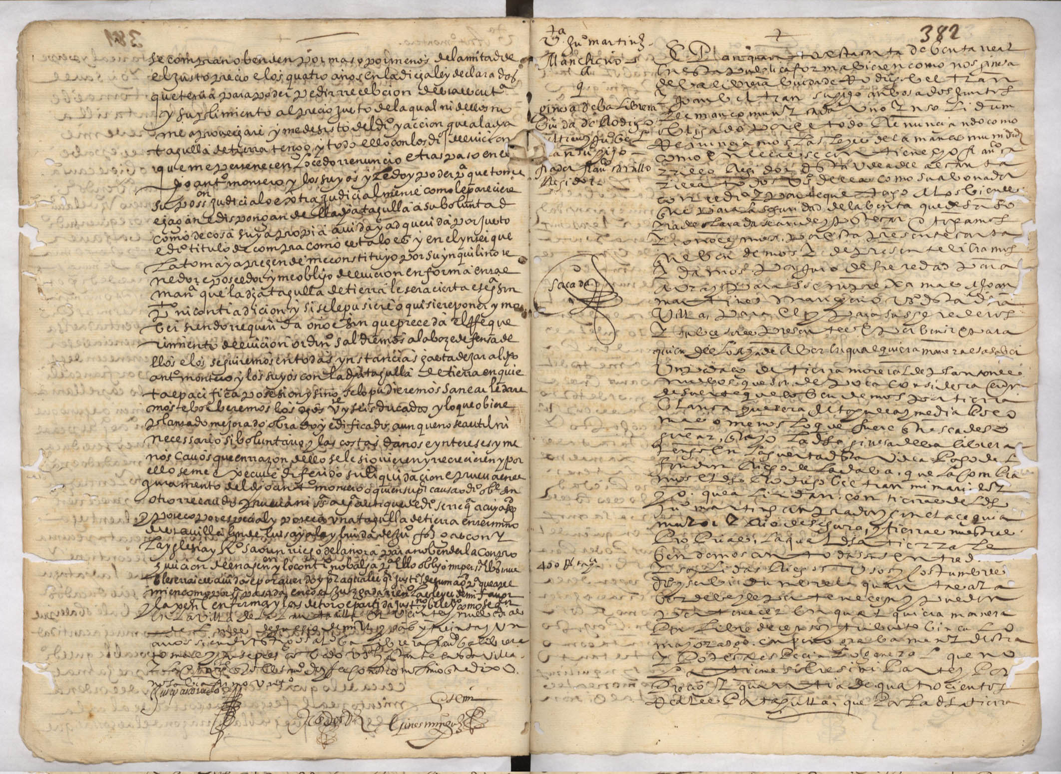 Registro de Ginés Mínguez, Alcantarilla. Años 1631-1632.